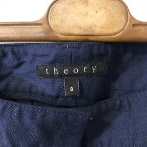 Theory cigarette wool pants